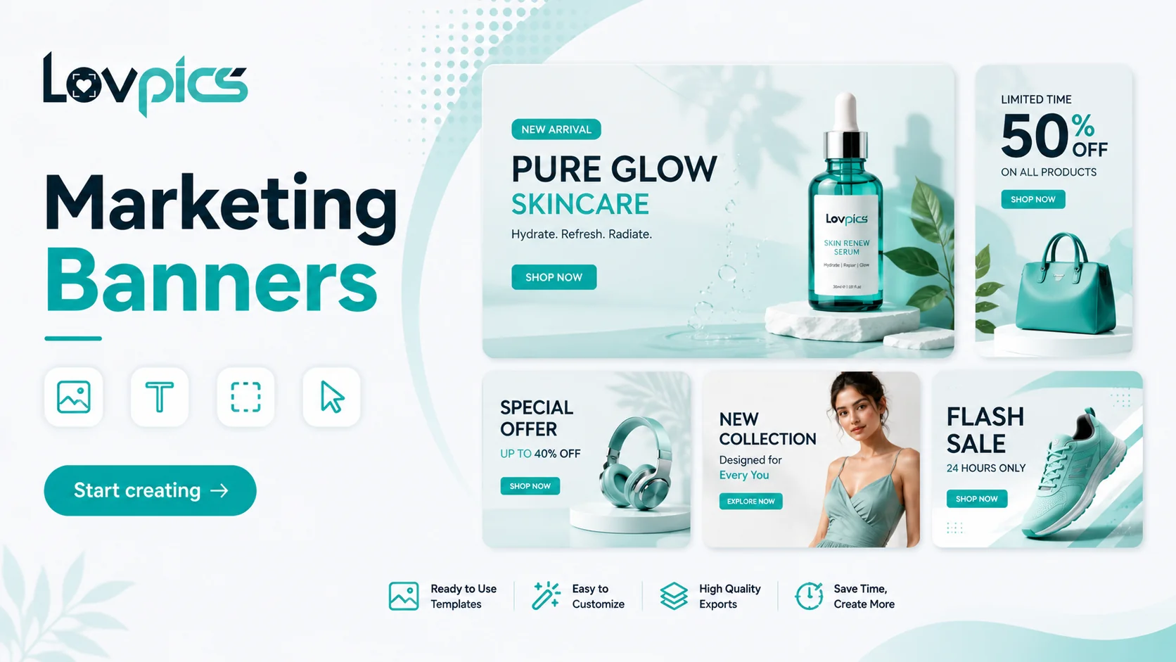 Marketing banner example