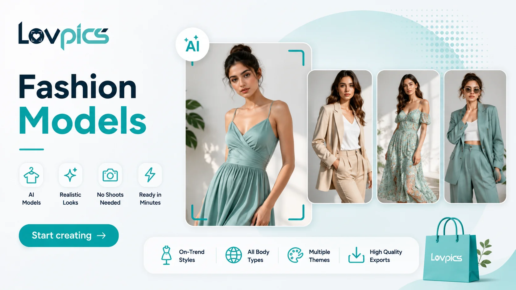 AI fashion model example